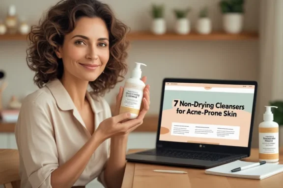 7 Best Non-Drying Cleansers for Acne-Prone Skin