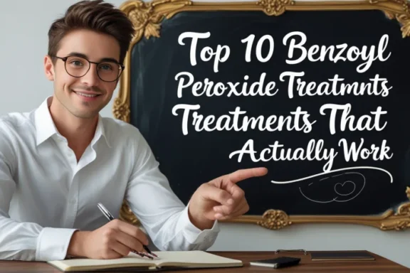 Top 10 Benzoyl Peroxide Treatments That Actually Work