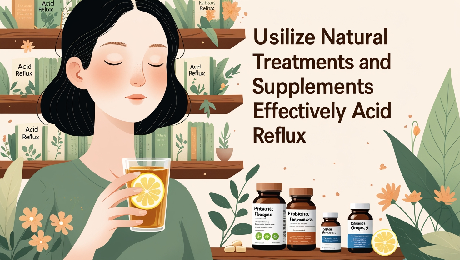 Utilize Natural Treatments and Supplements Effectively Acid Reflux