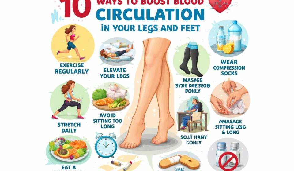 10 Ways to Boost Blood Circulation in Your Legs and Feet