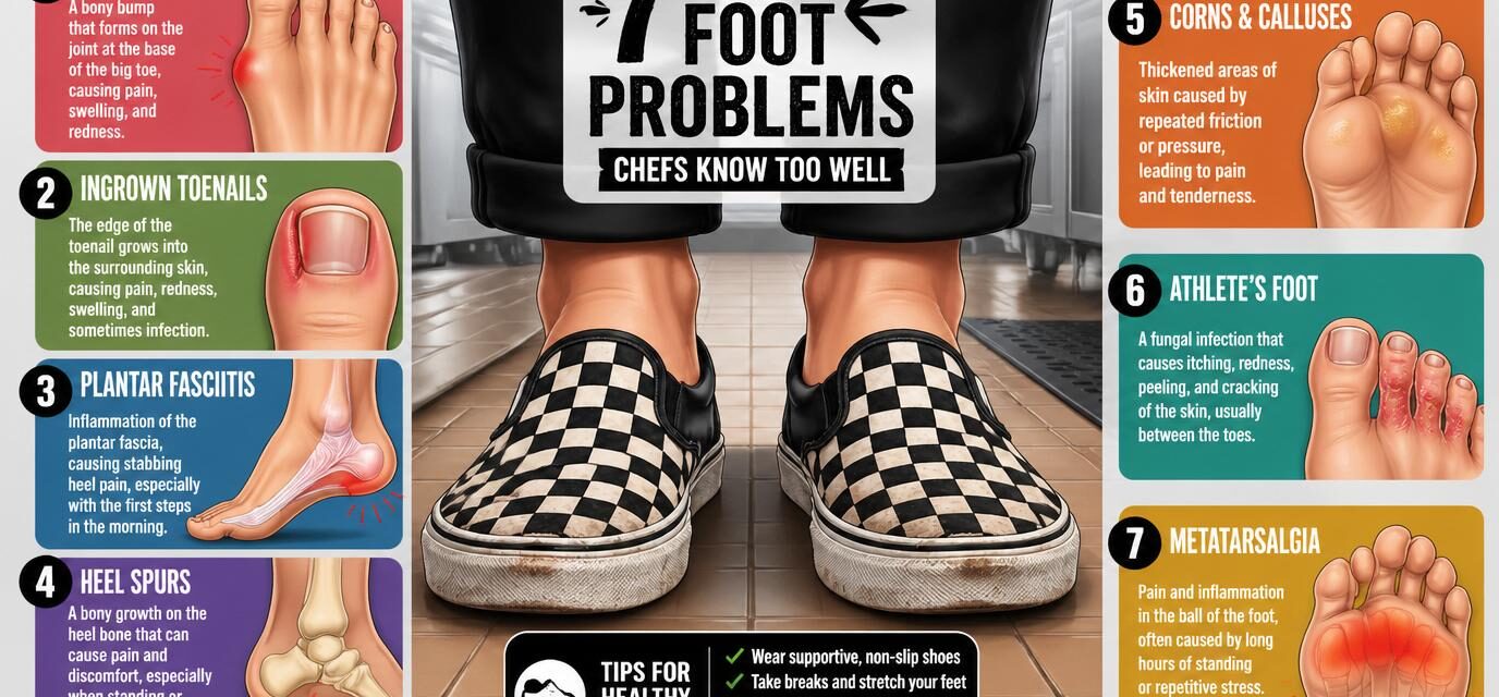 7 Common Foot Problems for Chefs