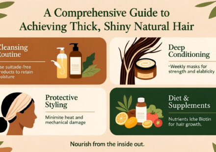 A Comprehensive Guide to Achieving Thick, Shiny Natural Hair