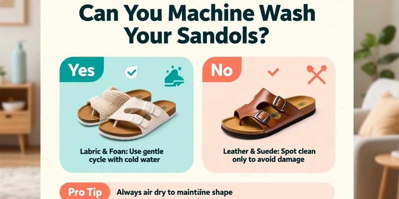 Can You Machine Wash Your Sandals