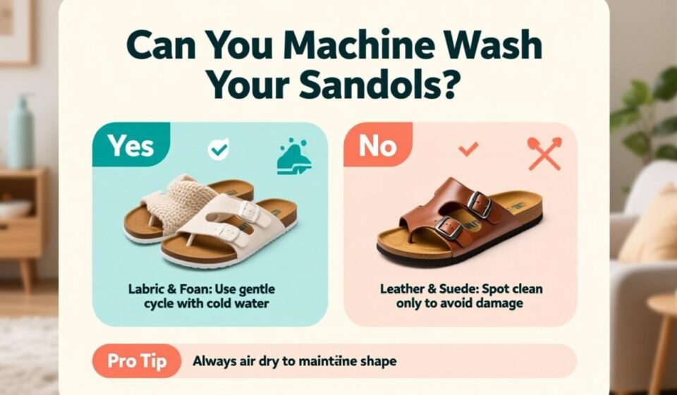 Can You Machine Wash Your Sandals? Can You Machine Wash Your Sandals