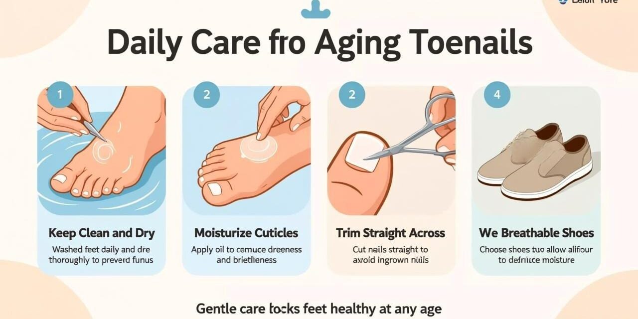 Daily Care for Aging Toenails