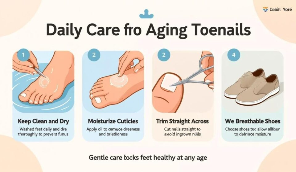 Daily Care for Aging Toenails