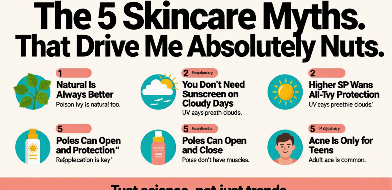 The 5 Skincare Myths