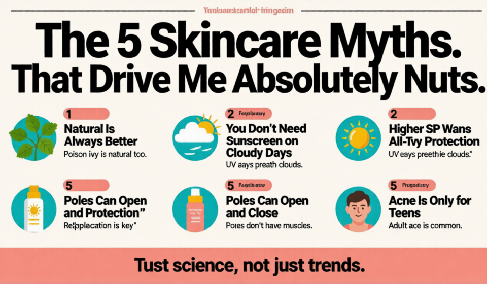 The 5 Skincare Myths