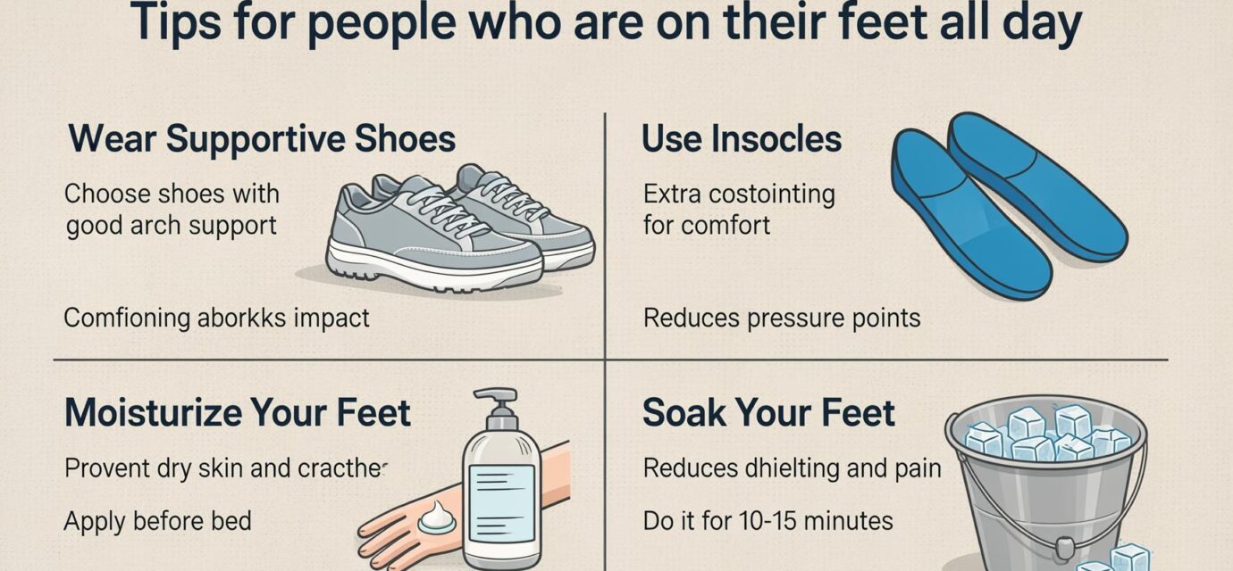 Tips for people who are on their feet all day