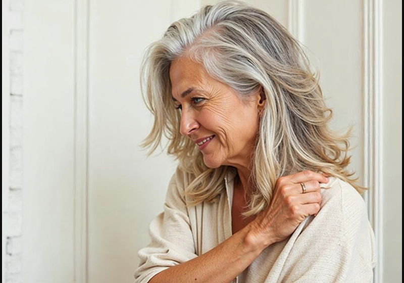 Hairstyles for thin, fine hair over 60: natural oils to add volume and strength
